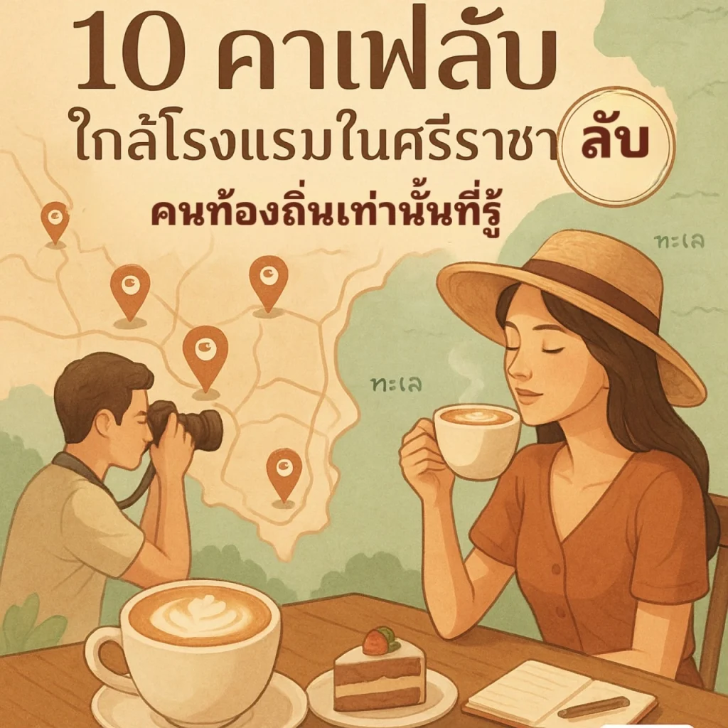 10 คาเฟ่ลับใกล้โรงแรมศรีราชา คาเฟ่บรรยากาศดี Ivory House Sriracha
